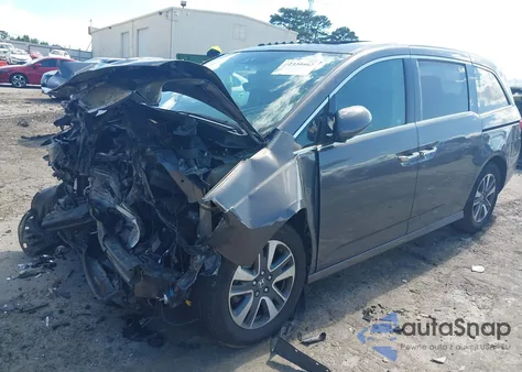 2015 Honda Odyssey Touring/Touring Elite из США, поврежденный, VIN 5FNRL5H96FB065413